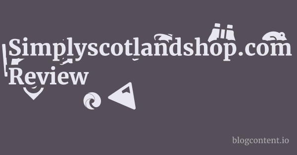 Simplyscotlandshop.com Review 1 by Partners