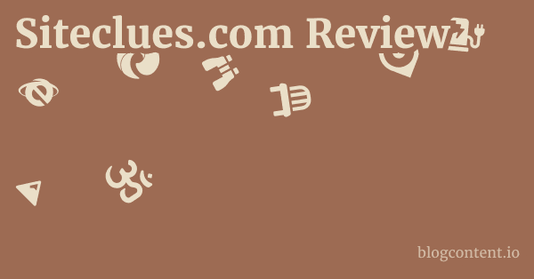 Siteclues.com Review 1 by Partners
