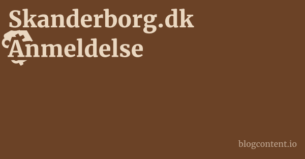 Skanderborg.dk Anmeldelse 1 by Partners