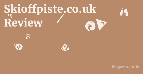 Skioffpiste.co.uk Review 1 by Partners