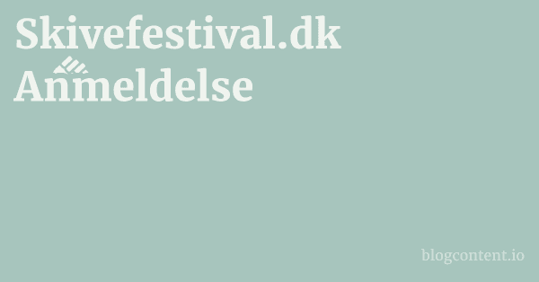Skivefestival.dk Anmeldelse 1 by Partners