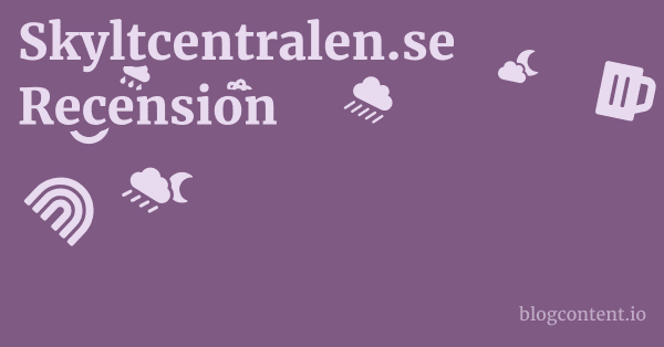 Skyltcentralen.se Recension 1 by Partners