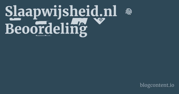 Slaapwijsheid.nl Beoordeling 1 by Partners
