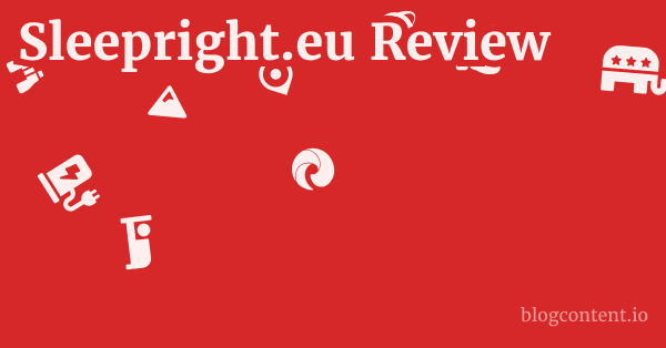Sleepright.eu Review 1 by Partners