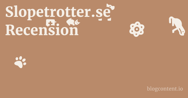 Slopetrotter.se Recension 1 by Partners