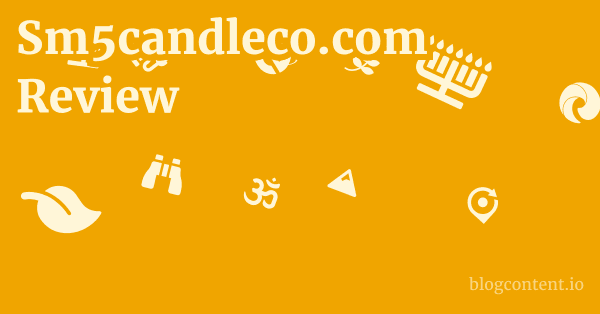 Sm5candleco.com Review 1 by Partners