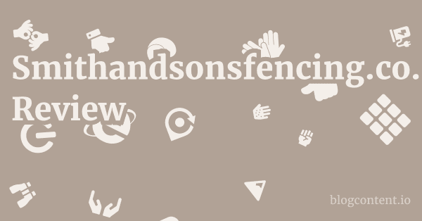 Smithandsonsfencing.co.uk Review 1 by Partners