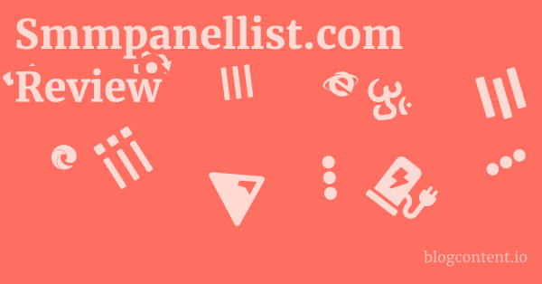 Smmpanellist.com Review