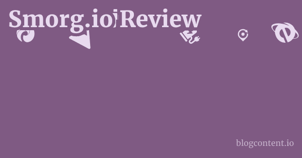 Smorg.io Review 1 by Partners