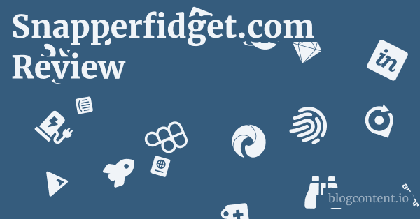 Snapperfidget.com Review 1 by Partners