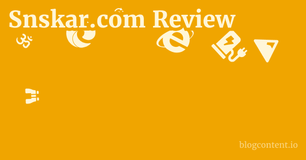 Snskar.com Review 1 by Partners