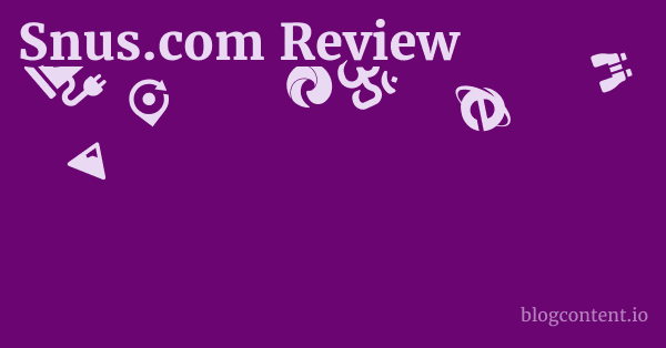 Snus.com Review 1 by Partners
