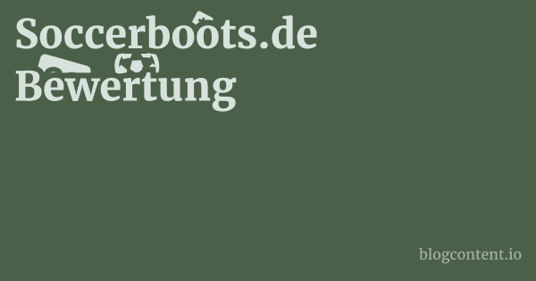 Soccerboots.de Bewertung 1 by Partners