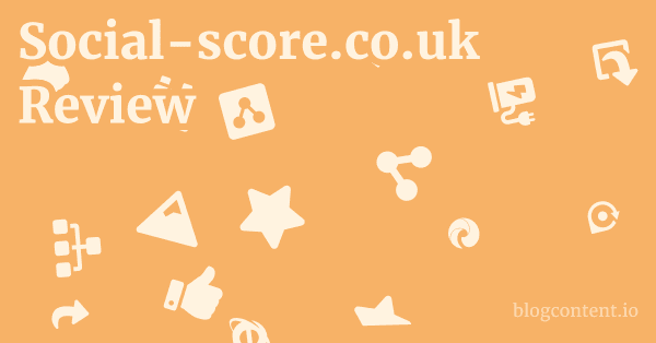 Social-score.co.uk Review 1 by Partners