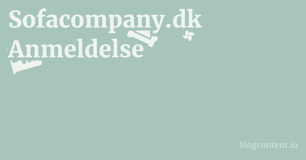Sofacompany.dk Anmeldelse 1 by Partners