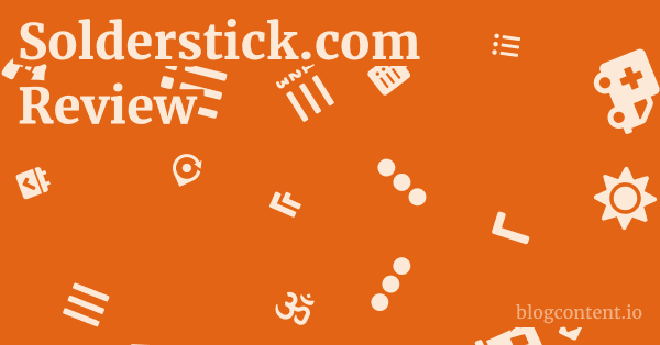 Solderstick.com Review 1 by Partners