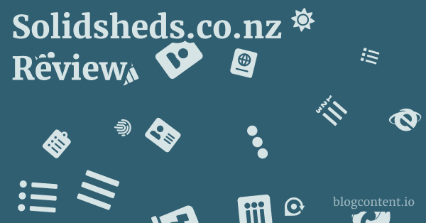 Solidsheds.co.nz Review