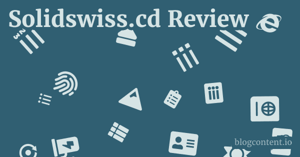 Solidswiss.cd Review 1 by Partners