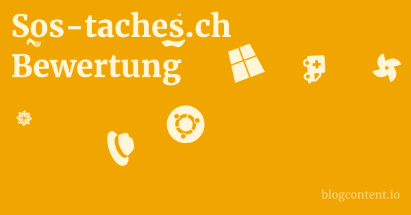 Sos-taches.ch Bewertung
