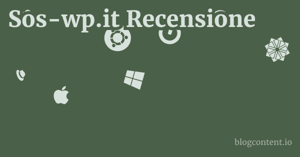 Sos-wp.it Recensione 1 by Partners
