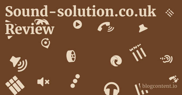 Sound-solution.co.uk Review 1 by Partners