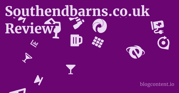Southendbarns.co.uk Review 1 by Partners