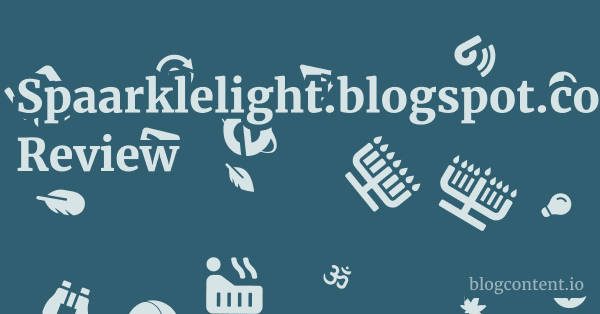 Spaarklelight.blogspot.com Review 1 by Partners