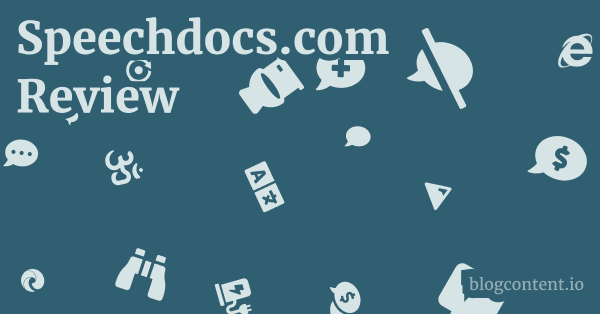 Speechdocs.com Review 1 by Partners
