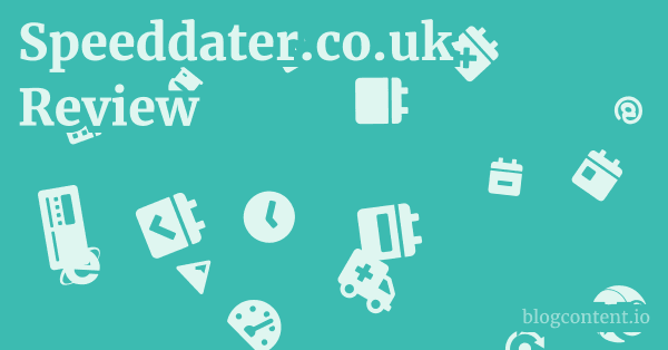 Speeddater.co.uk Review 1 by Partners