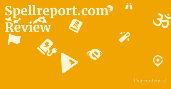 Spellreport.com Review 1 by Partners