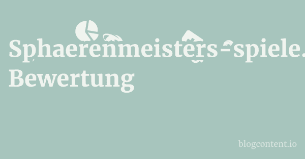Sphaerenmeisters-spiele.de Bewertung 1 by Partners