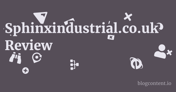 Sphinxindustrial.co.uk Review 1 by Partners