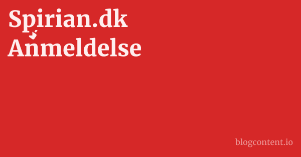 Spirian.dk Anmeldelse 1 by Partners