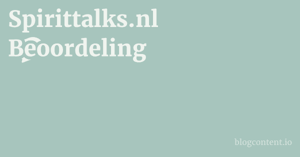 Spirittalks.nl Beoordeling 1 by Partners