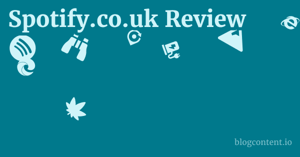 Spotify.co.uk Review 1 by Partners