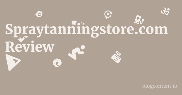 Spraytanningstore.com Review 1 by Partners