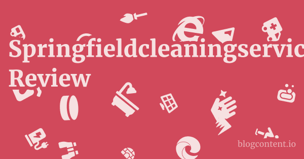 Springfieldcleaningservices.com Review 1 by Partners