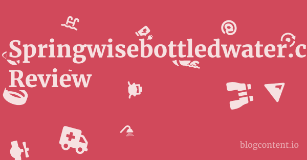 Springwisebottledwater.co.uk Review 1 by Partners