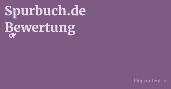Spurbuch.de Bewertung 1 by Partners