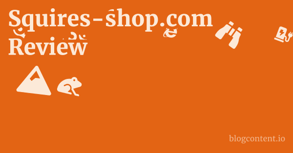 Squires-shop.com Review 1 by Partners