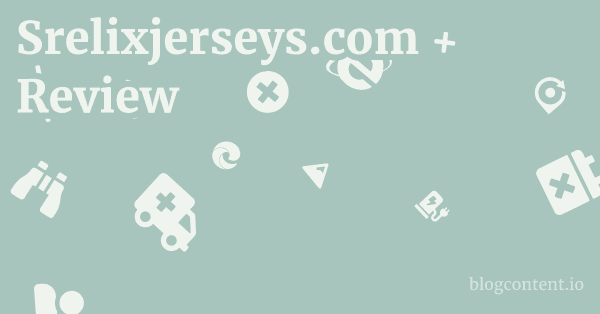 Srelixjerseys.com Review 1 by Partners