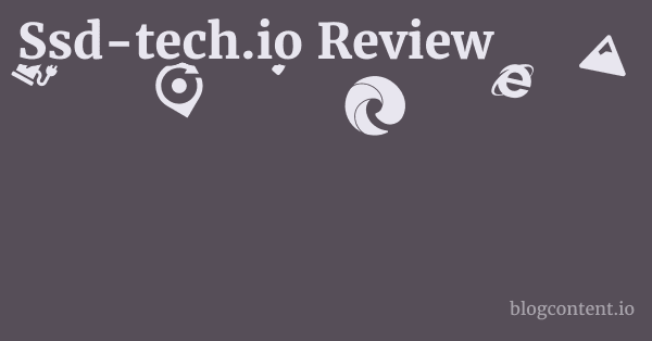 Ssd-tech.io Review 1 by Partners