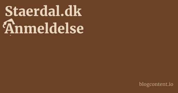 Staerdal.dk Anmeldelse 1 by Partners