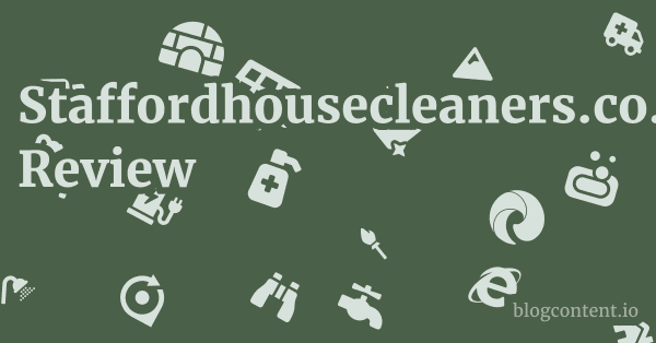 Staffordhousecleaners.co.uk Review 1 by Partners