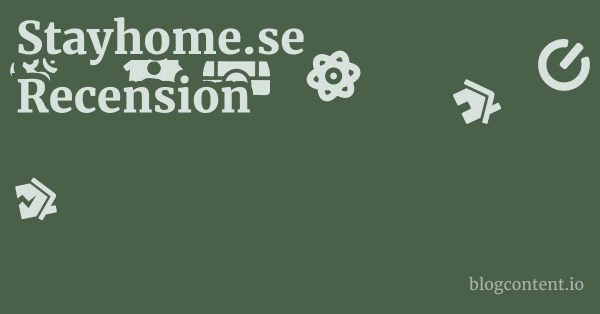 Stayhome.se Recension 1 by Partners