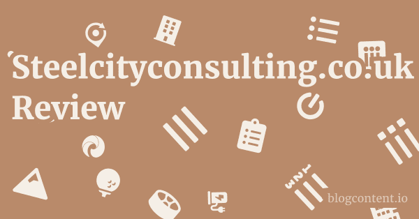 Steelcityconsulting.co.uk Review 1 by Partners
