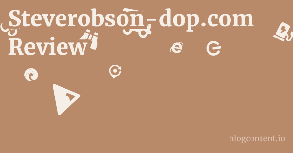 Steverobson-dop.com Review 1 by Partners
