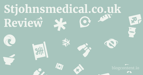 Stjohnsmedical.co.uk Review 1 by Partners