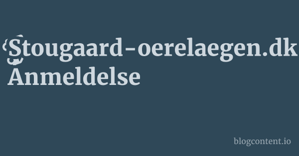 Stougaard-oerelaegen.dk Anmeldelse 1 by Partners