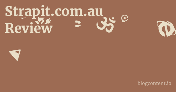 Strapit.com.au Review